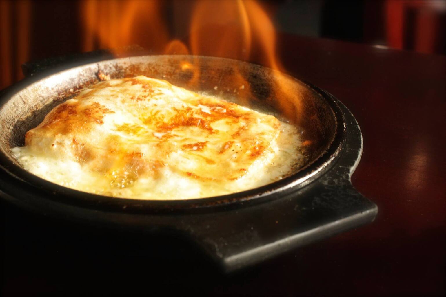The Parthenon signature dishes Flaming Saganaki
Gyros
Moussaka